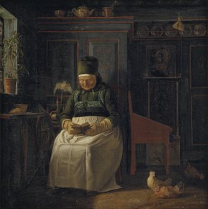 農家のクリスマスの朝 作： Christen Dalsgaard