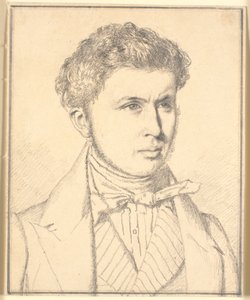 アーティストの兄弟、H.P.N. Købke (1812-39) の肖像 作： Christen Købke
