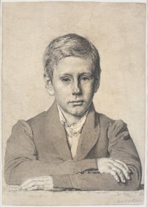 子供の頃の木こりヘンリック・クラウゼン（1825-1904）の肖像 作： Christen Købke
