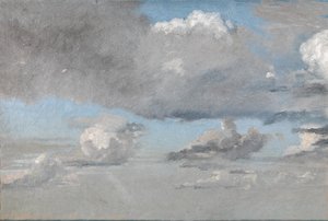 雲の研究 作： Christen Købke