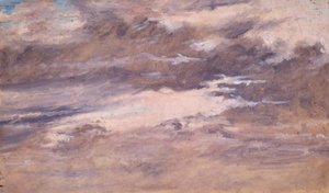 雲の研究 作： Christen Købke
