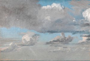 雲の研究 作： Christen Købke