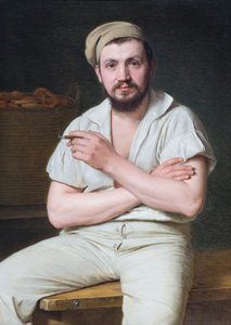 ヴィルヘルム・ベンツの肖像 1830年頃 油彩・カンヴァス 作： Christen Schjellerup Kobke