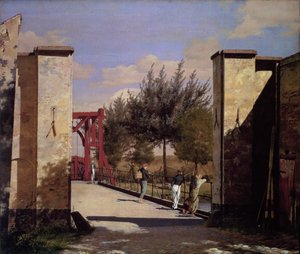 城塞の北門、1834 作： Christen Schjellerup Kobke