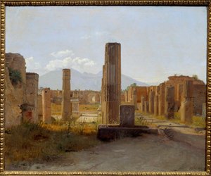 ポンペイ・フォーラムクリスチャン・コッペ（1810-1848）の絵画