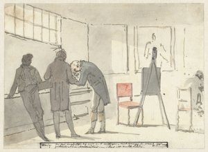 ハーゲボルト卿の講義 (日記、8 月 18 日) 作： Christiaan Andriessen
