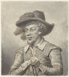 歴史的な衣装の戦士 作： Christiaan Kramm