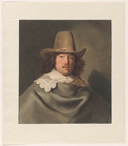 アブラハム・ヴェルターズの肖像 (1603-1690) 作： Christiaan Kramm