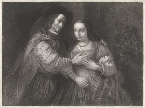 「ユダヤ人の花嫁」と呼ばれる、旧約聖書の登場人物としての馬の肖像 作： Christiaan Lodewijk van Kesteren