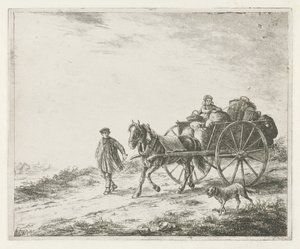 農夫の荷車 作： Christiaan Wilhelmus Moorrees