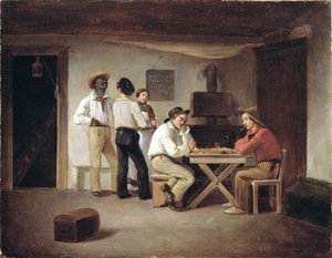 居酒屋でボードゲームをする船員 作： Christian Andreas Schleisner