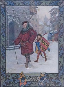 ウィリアムシェイクスピア作「ヘンリー4世」のジョンファルスタッフ卿（1564-1616）c.1900 作： Christian August Printz