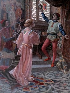 ヴェニスの商人』1900年頃（挿絵） 作： Christian August Printz