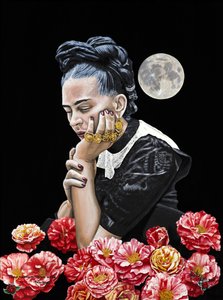 花が枯れないように、私は花を描く