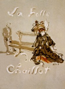 「シャイヨの狂女」の表紙、ジャン・ジロドゥの戯曲 作： Christian Bérard