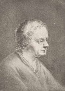 クリスチャン・ベルンハルト・ローデ、芸術家の父の肖像。 1756年。 作： Christian Bernhard Rode