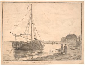 Nordby on Fanøのビーチ 作： Christian Blache