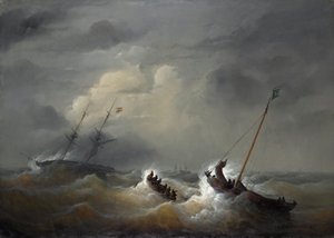 1852 年 10 月 25 日のオーストリアのブリッグ「Pegno D