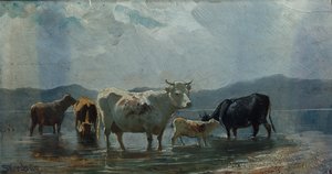 無題（キャンバスに油彩） 作： Christian Eriksen Skredsvig