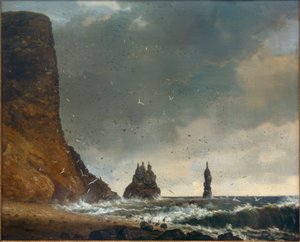 アイスランドの岩だらけの海岸風景 作： Christian Ezdorf