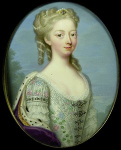アンナ、ハノーバー王女 (1709-59)、ウィリアム 4 世の妻、オレンジ ナッソー公 作： Christian Friedrich Zincke