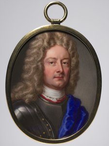ジョンチャーチルの肖像、初のマールバラ公、1715年。 作： Christian Friedrich Zincke