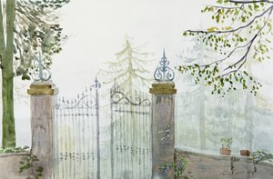 霧の中の門, 2009 (水彩)