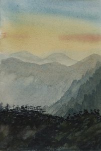 Getting Closer, 2015（紙に水彩画）