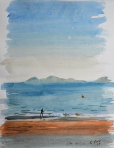 シエス島, 2013 （水彩画） 作： Christian Furr