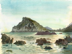 パライオカストリッツァ、2015年（水彩画） 作： Christian Furr
