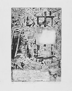 先延ばし - フィルム・スチル 1988年 （エッチング） 作： Christian Furr