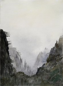 信じ始めること、2015年（紙に水彩画） 作： Christian Furr