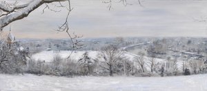 White Diamonds Richmond Hill Snow, 2015（キャンバスに油彩） 作： Christian Furr