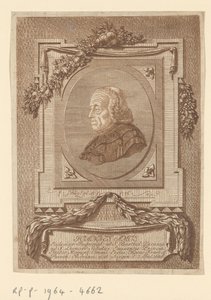 ヨハン・バプティスト・アモスの肖像 作： Christian Georg Schütz (I)