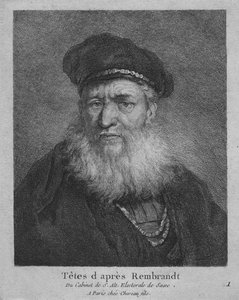 レンブラント、1770年に続く。 作： Christian Gottfried Schultze