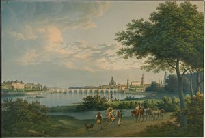 ドレスデンの眺め、1810年