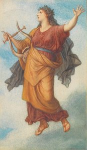 ミューズ・ポリヒムニア、1892年。 作： Christian Griepenkerl