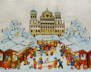 クリスマスマーケット（アウグスブルク旧市街 作： Christian Kaempf
