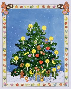 クリスマスツリー（紙にトイレ）