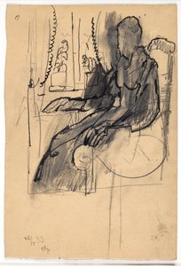 窓際の女性 作： Christian Kongstad Petersen
