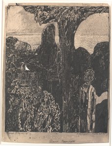 ドーバーの叔母、ミス・ベッツィ・トロットウッドを訪ねる。 作： Christian Kongstad Petersen