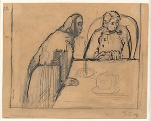 兵士は年老いた母親を訪ねる 作： Christian Kongstad Petersen