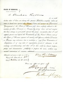 ミズーリ州セントルイス郡のクリスチャン・クリベン氏の忠誠の誓い 作： Christian Kribben