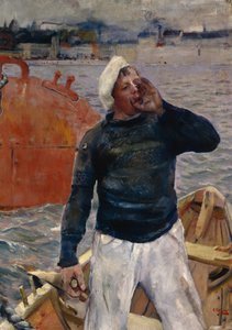 搬入 作： Christian Krohg