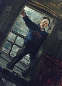 イン・ザ・ステア・オープニング（絵画） 作： Christian Krohg