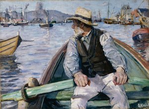 お楽しみに、ベルゲンベイ 作： Christian Krohg