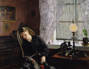 お針子 作： Christian Krohg