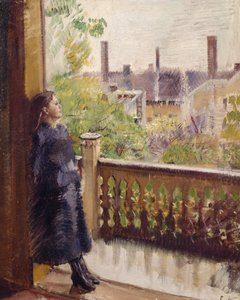 グロンネゲートのベランダ 作： Christian Krohg