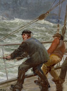 風上 作： Christian Krohg
