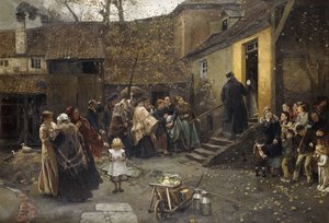 逮捕します;逮捕、1881年 作： Christian Ludwig Bokelman